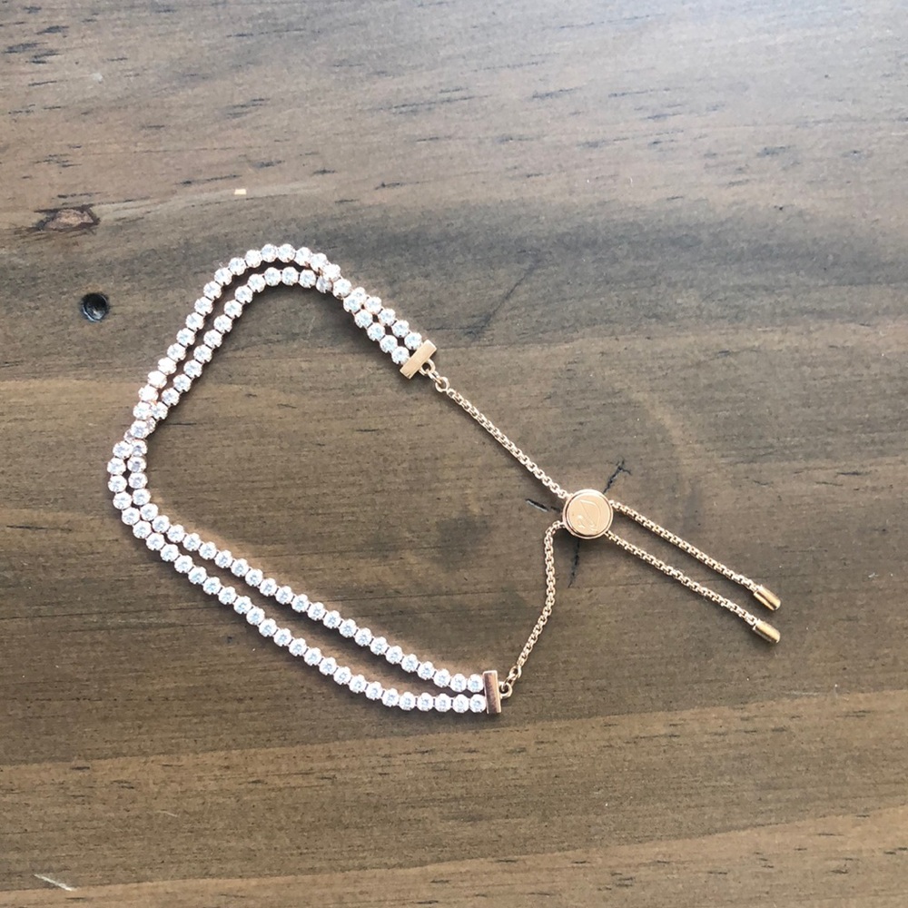 Swarovski rose gold bracelet